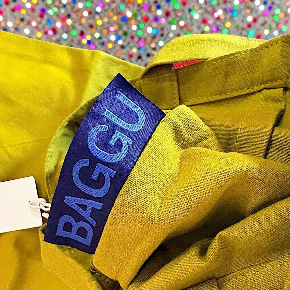 BAGGU Mini Merch Tote Bag In Caper Green New With Tags